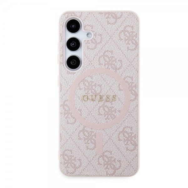 Guess Samsung Galaxy S24 Skal 4G Pattern MagSafe Rosa