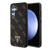 Guess Samsung Galaxy S24 Skal 4G Print Grained Svart