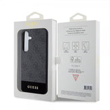 Guess Samsung Galaxy S24 Skal Bottom Stripe Metal Logo Svart