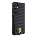 Ferrari Samsung Galaxy S24 Skal Carbon & Stripe Svart