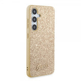 Guess Samsung Galaxy S24 Skal Fixed Glitter Guld