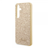 Guess Samsung Galaxy S24 Skal Fixed Glitter Guld