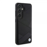 BMW Samsung Galaxy S24 Skal Genuine Leather Textured Svart