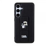 Karl Lagerfeld Samsung Galaxy S24 Skal Grip & Stand Saffiano Svart