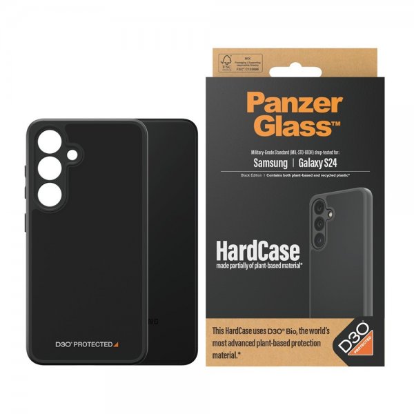 PanzerGlass Samsung Galaxy S24 Skal HardCase D3O Svart