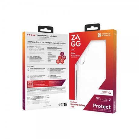 ZAGG Samsung Galaxy S24 Skal Luxe Transparent