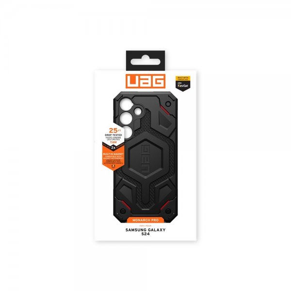 Urban Armor Gear (UAG) Samsung Galaxy S24 Skal Monarch Pro Kevlar MagSafe Svart