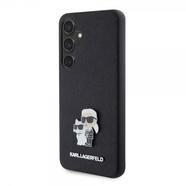 Karl Lagerfeld Samsung Galaxy S24 Skal Saffiano Karl & Choupette Svart