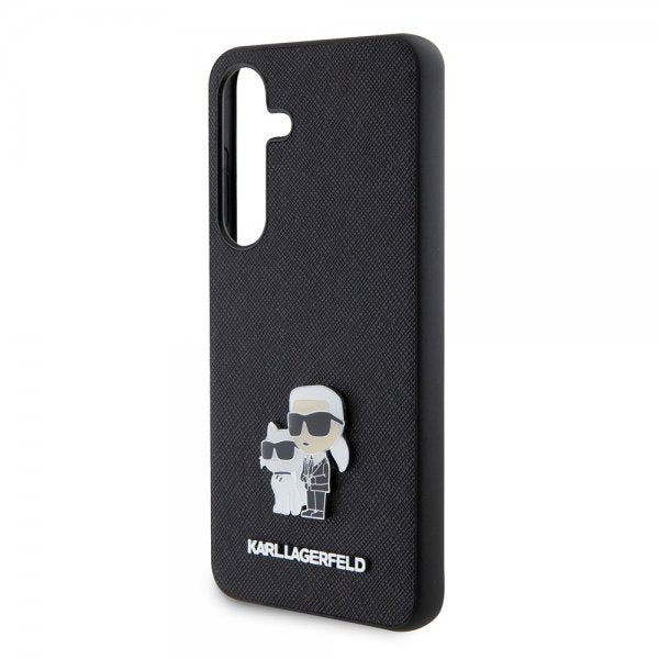 Karl Lagerfeld Samsung Galaxy S24 Skal Saffiano Karl & Choupette Svart