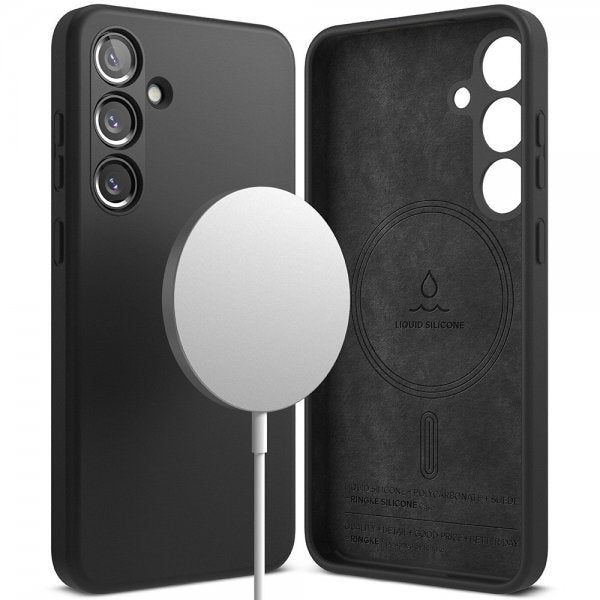 Ringke Samsung Galaxy S24 Skal Silicone Magnetic Svart