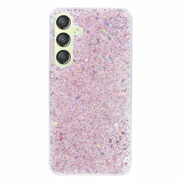 Nordic Covers Samsung Galaxy S24 Skal Sparkle Series Blossom Pink