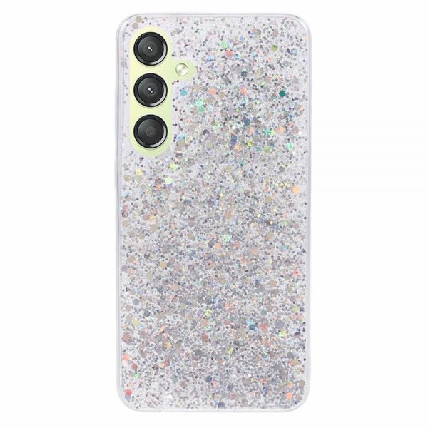 Nordic Covers Samsung Galaxy S24 Skal Sparkle Series Stardust Silver