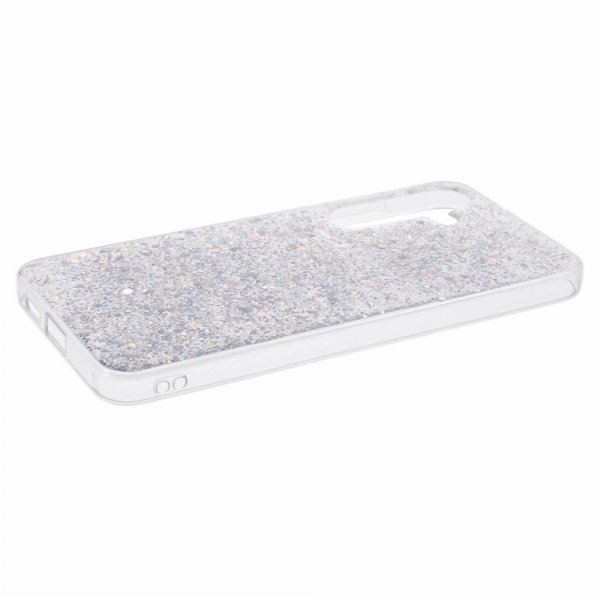 Nordic Covers Samsung Galaxy S24 Skal Sparkle Series Stardust Silver