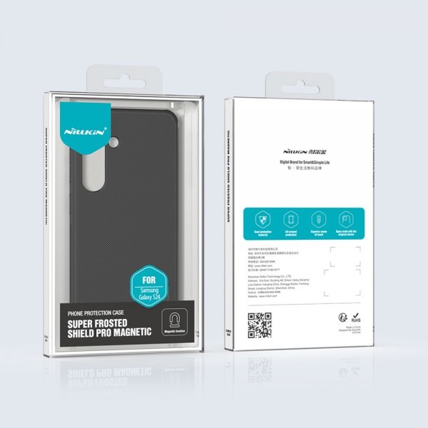 Nillkin Samsung Galaxy S24 Skal Super Frosted Shield Pro MagSafe Svart