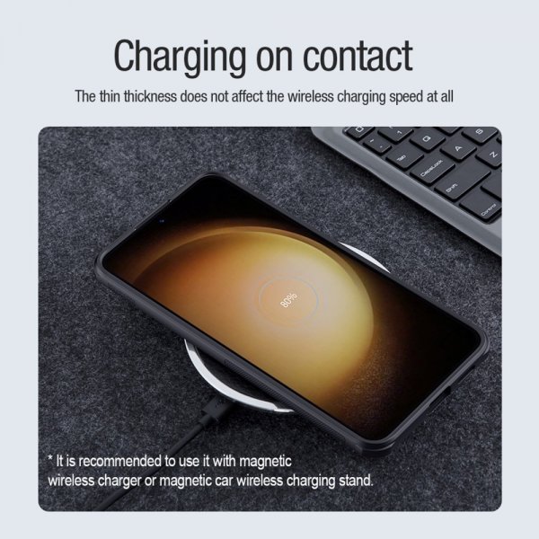 Nillkin Samsung Galaxy S24 Skal Super Frosted Shield Pro MagSafe Svart