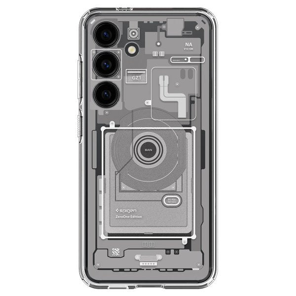 Spigen Samsung Galaxy S24 Skal Ultra Hybrid Zero One White