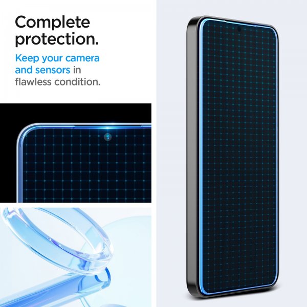 Spigen Samsung Galaxy S24/Galaxy S25 Skärmskydd GLAS.tR EZ Fit 2-pack