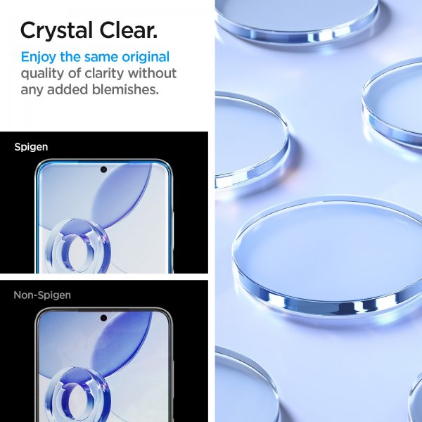 Spigen Samsung Galaxy S24/Galaxy S25 Skärmskydd GLAS.tR EZ Fit 2-pack
