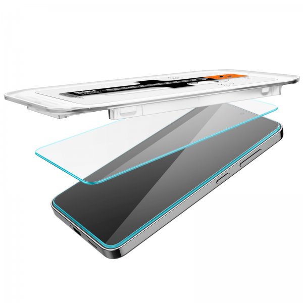 Spigen Samsung Galaxy S24/Galaxy S25 Skärmskydd GLAS.tR EZ Fit 2-pack