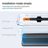 Spigen Samsung Galaxy S24/Galaxy S25 Skärmskydd GLAS.tR EZ Fit 2-pack