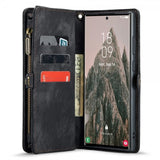 CaseMe Samsung Galaxy S24 Ultra Fodral 008 Series Löstagbart Skal Svart