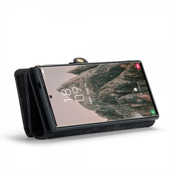 CaseMe Samsung Galaxy S24 Ultra Fodral 008 Series Löstagbart Skal Svart