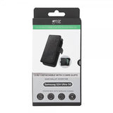 Gear Samsung Galaxy S24 Ultra Fodral 3 Kortfack Löstagbart Skal Svart