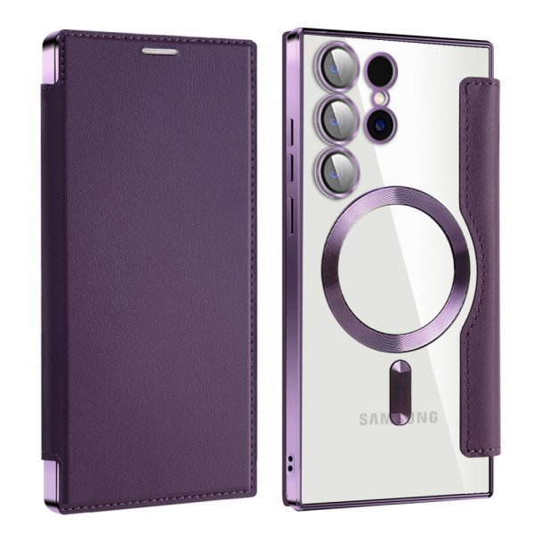Samsung Galaxy S24 Ultra Fodral MagSafe Lila