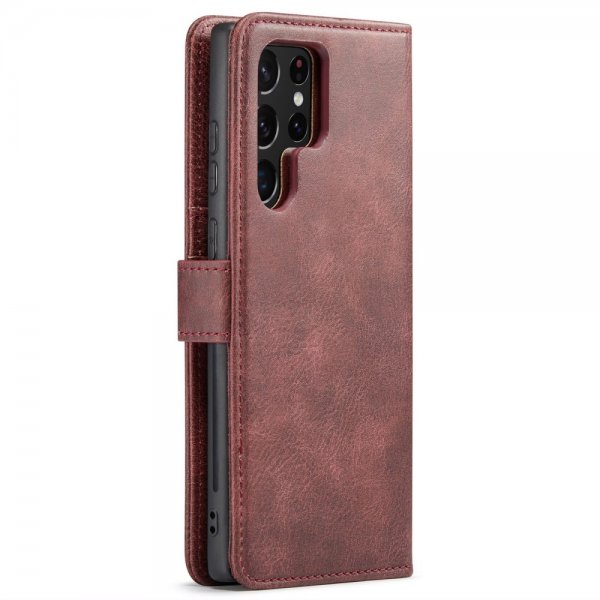 Dg.Ming Samsung Galaxy S24 Ultra Fodral med Löstagbart Skal Röd