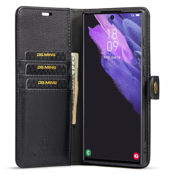 Dg.Ming Samsung Galaxy S24 Ultra Fodral med Löstagbart Skal Svart