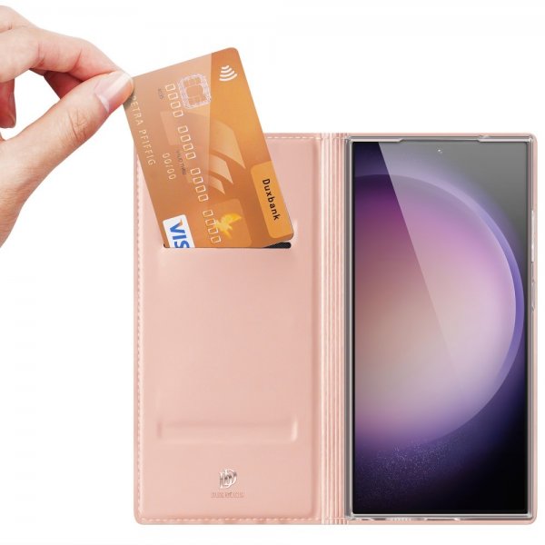 Dux Ducis Samsung Galaxy S24 Ultra Fodral Skin Pro Series Rosa