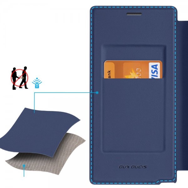 Dux Ducis Samsung Galaxy S24 Ultra Fodral Skin X Pro Series Kickstand MagSafe Blå