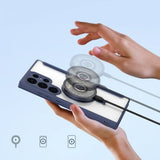 Dux Ducis Samsung Galaxy S24 Ultra Fodral Skin X Pro Series Kickstand MagSafe Blå