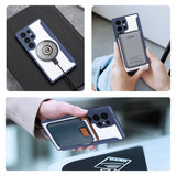 Dux Ducis Samsung Galaxy S24 Ultra Fodral Skin X Pro Series Kickstand MagSafe Blå