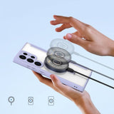 Dux Ducis Samsung Galaxy S24 Ultra Fodral Skin X Pro Series Kickstand MagSafe Lila
