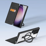 Dux Ducis Samsung Galaxy S24 Ultra Fodral Skin X Pro Series Kickstand MagSafe Svart