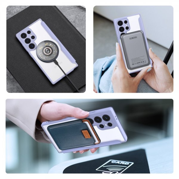 Dux Ducis Samsung Galaxy S24 Ultra Fodral Skin X Pro Series MagSafe Lila
