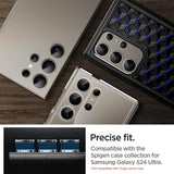 Spigen Samsung Galaxy S24 Ultra Kameraskydd GLAS.tR EZ Fit Optik Pro 2-pack Grå
