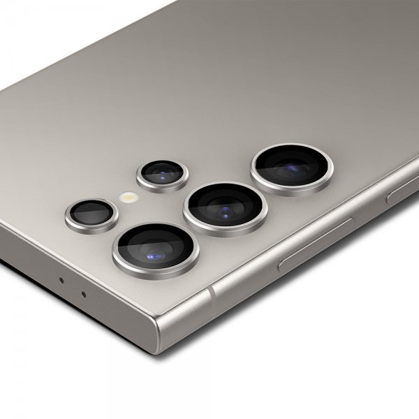 Spigen Samsung Galaxy S24 Ultra Kameraskydd GLAS.tR EZ Fit Optik Pro 2-pack Grå