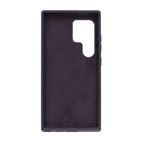 Rvelon Samsung Galaxy S24 Ultra Skal Silikon Mörklila