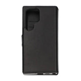 Rvelon Samsung Galaxy S24 Ultra Fodral Äkta Läder Kortfack Svart