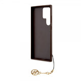 Guess Samsung Galaxy S24 Ultra Skal 4G Charm Brun