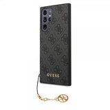 Guess Samsung Galaxy S24 Ultra Skal 4G Charm Grå