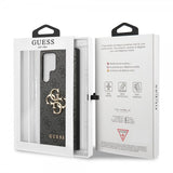 Guess Samsung Galaxy S24 Ultra Skal 4G Metal Logo Svart