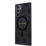 Guess Samsung Galaxy S24 Ultra Skal 4G Pattern MagSafe Svart