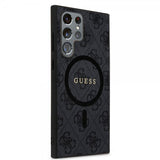Guess Samsung Galaxy S24 Ultra Skal 4G Pattern MagSafe Svart