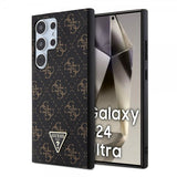 Guess Samsung Galaxy S24 Ultra Skal 4G Print Grained Svart