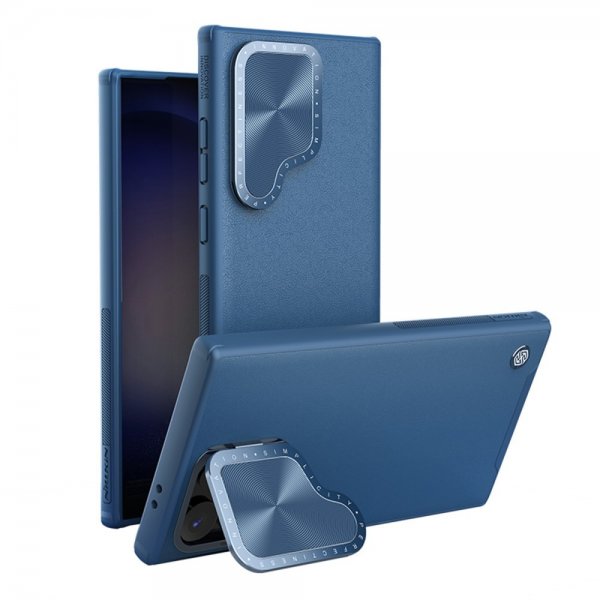 Nillkin Samsung Galaxy S24 Ultra Skal CamShield Prop Leather Blå
