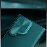 Nillkin Samsung Galaxy S24 Ultra Skal CamShield Prop Leather Blå