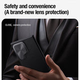 Nillkin Samsung Galaxy S24 Ultra Skal CamShield Prop Leather Blå